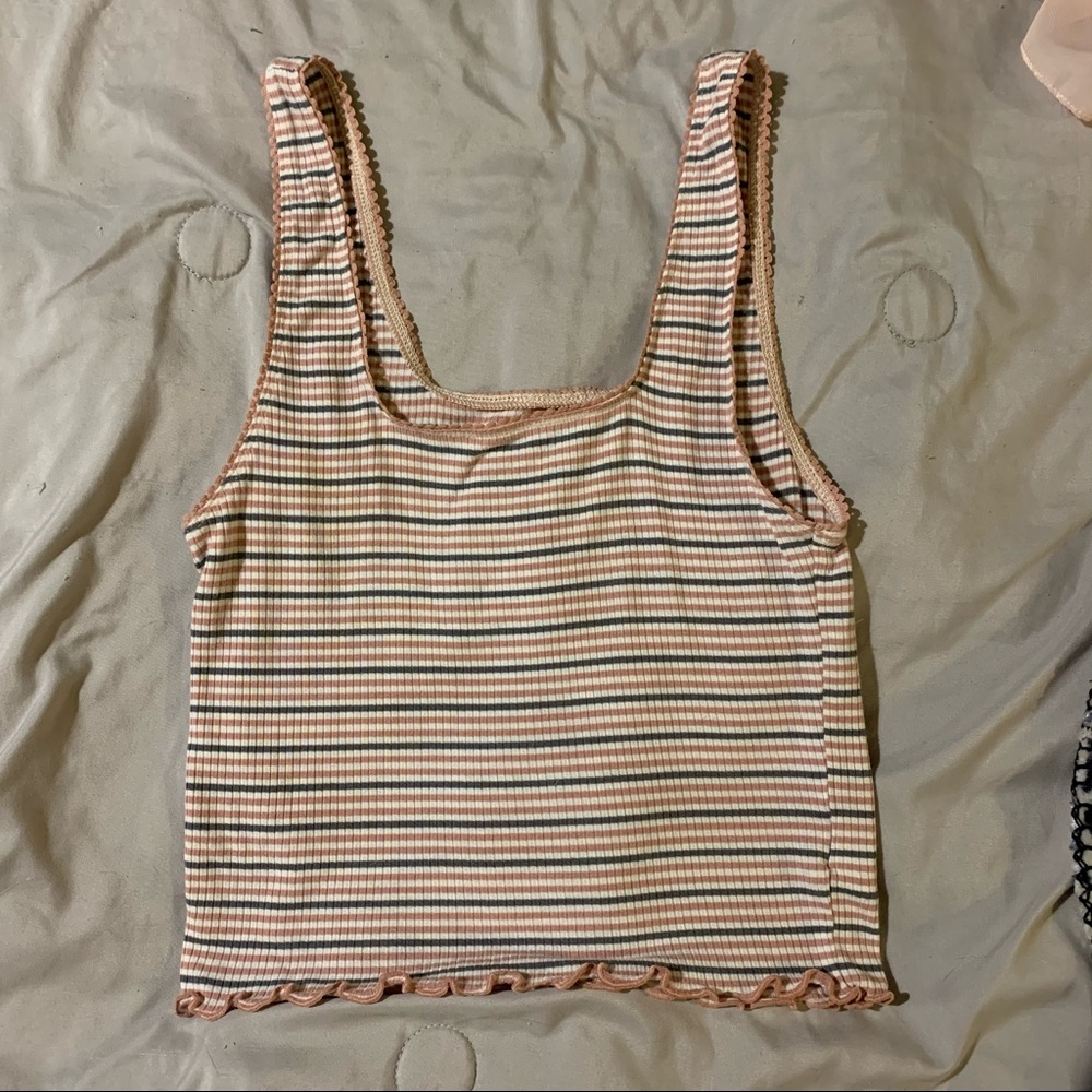 American Eagle Striped Tank top